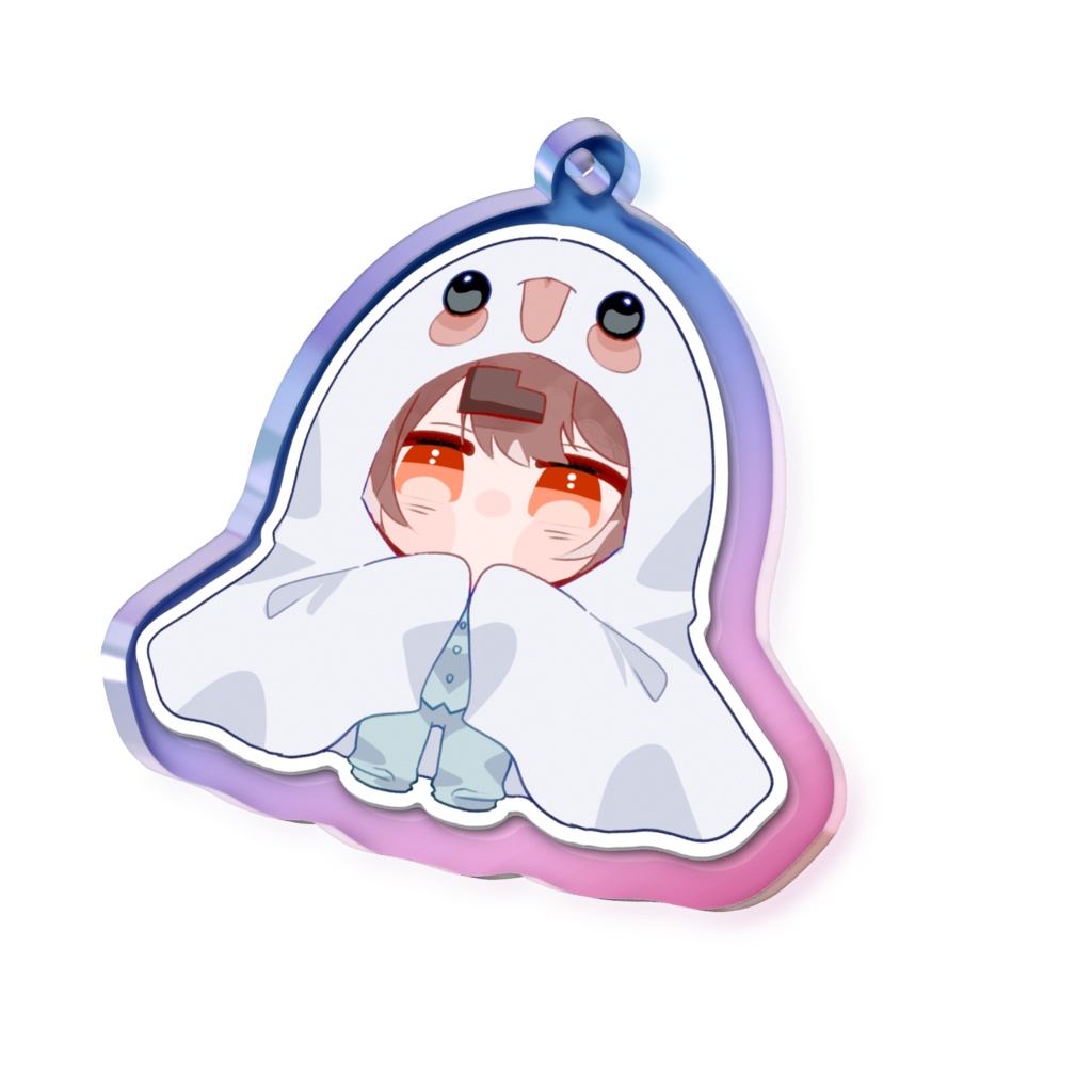 【ハロウィン限定】オバケアクリルキーホルダー