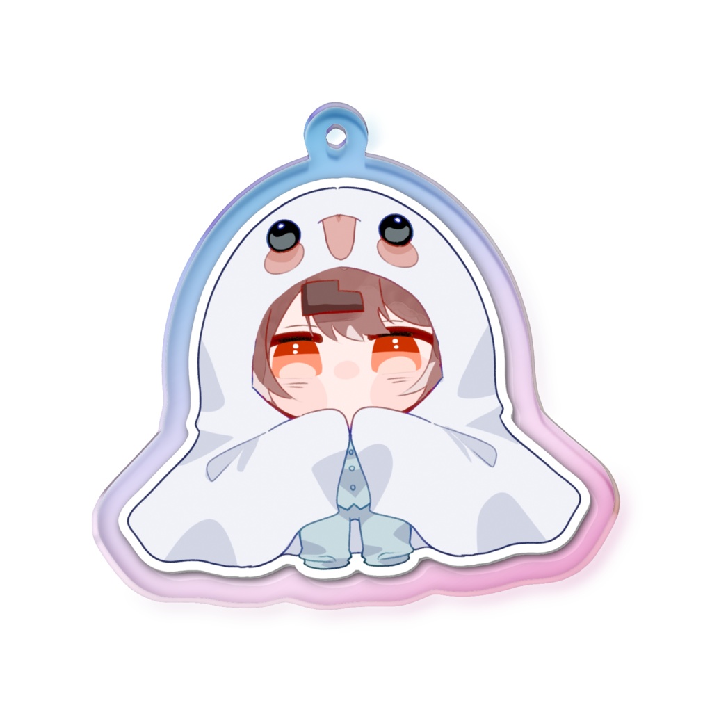 【ハロウィン限定】オバケアクリルキーホルダー