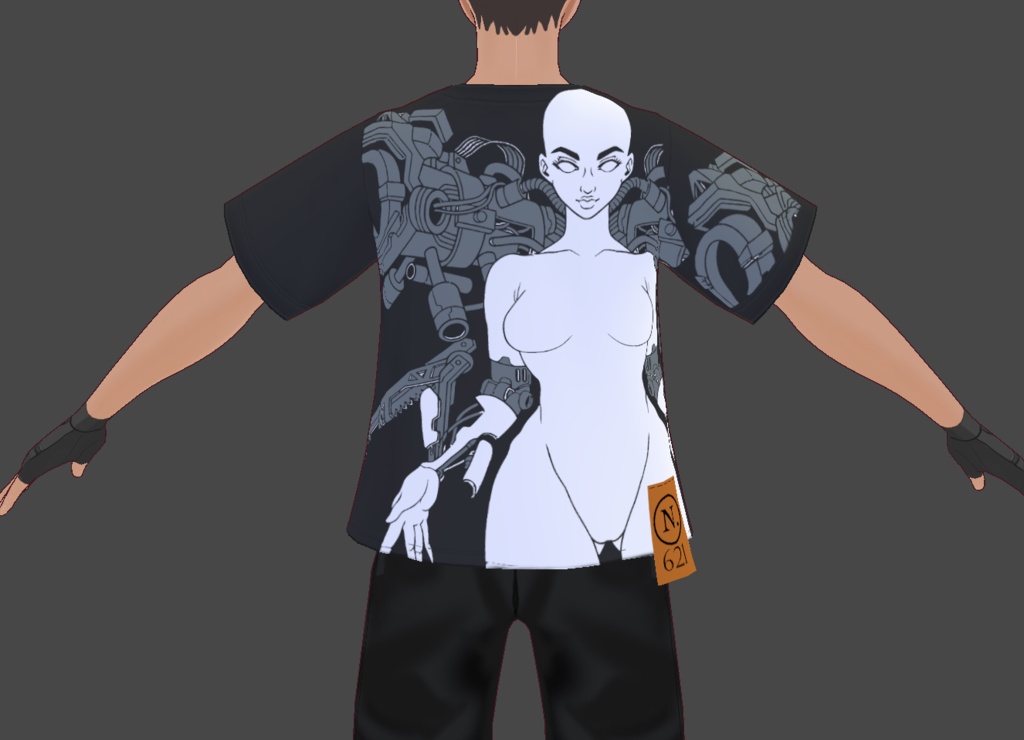 (Vroid) Edgerunner T-Shirt (Nominal Clothing co.)