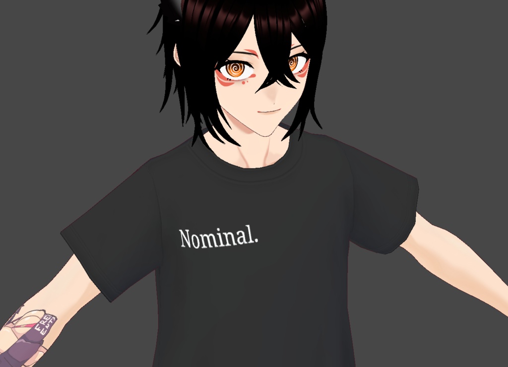 (Vroid) Gundam T-Shirt (Nominal Clothing co)