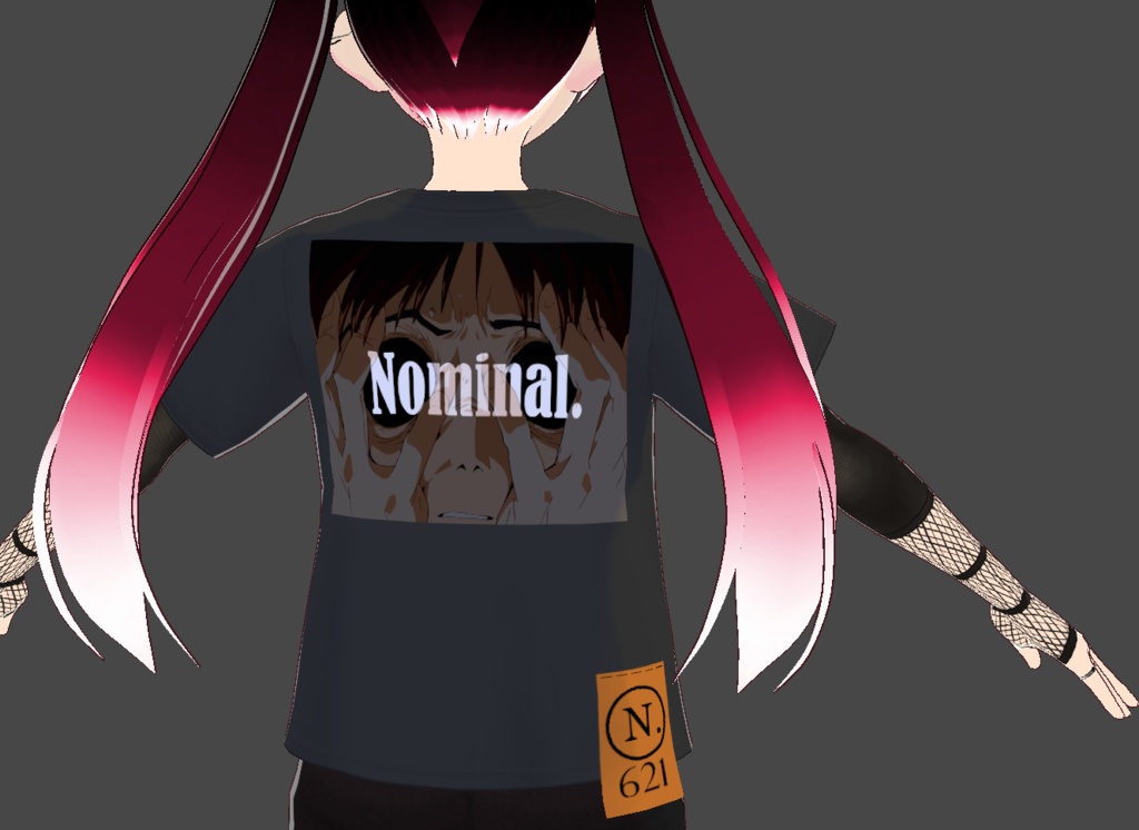 (Vroid) EYES!!! T-Shirt (Nominal Clothing co)