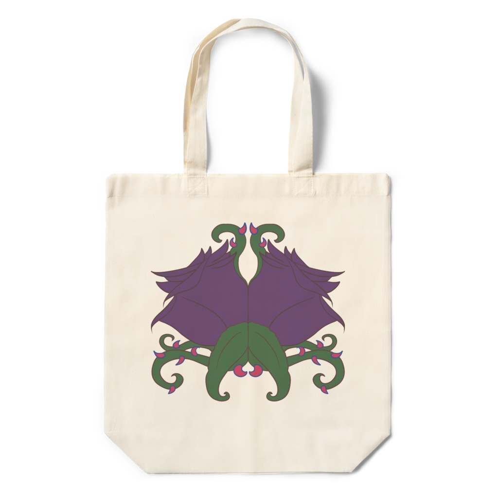 【Vtuber】薔薇薔薇 ロゴ エコバッグ