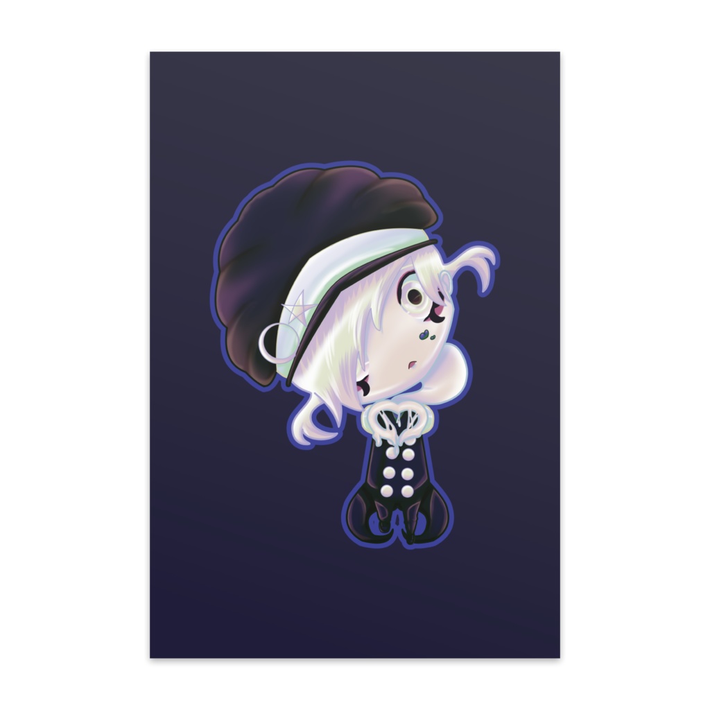 【VKOG398】月夜野ハート - ポストカード