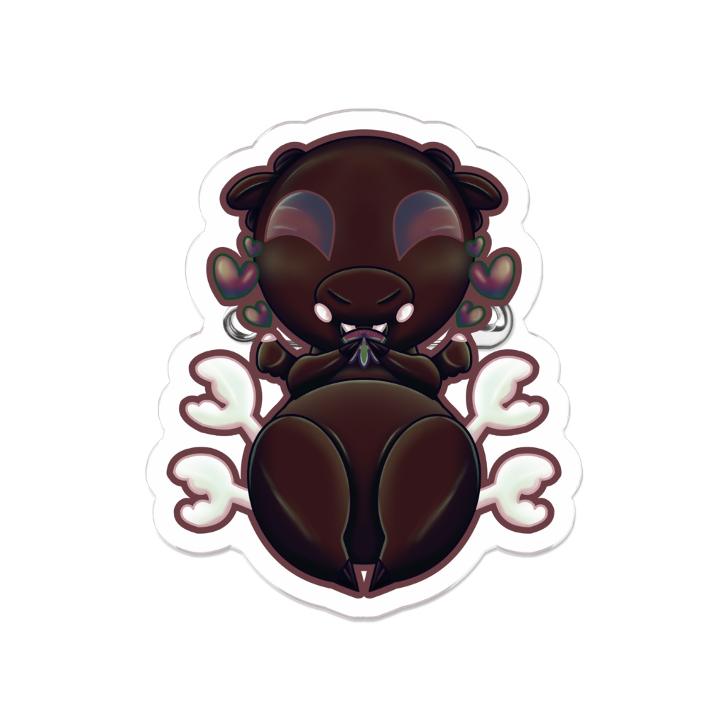 【僕のナカ】小ツノ- アクリルバッジ