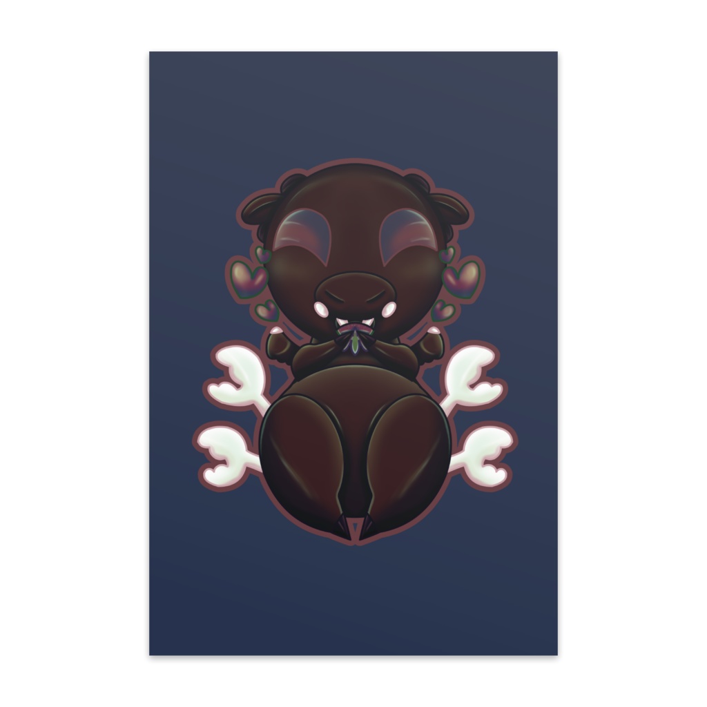 【僕のナカ】小ツノハート - ポストカード