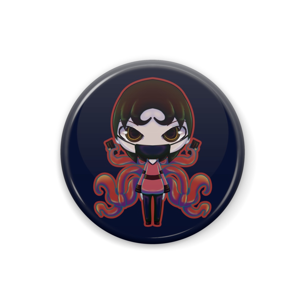 【ブラックウォーターズ】黒河ハート - 缶バッジ