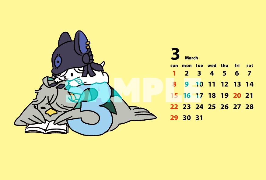 2026鳥犬カレンダー