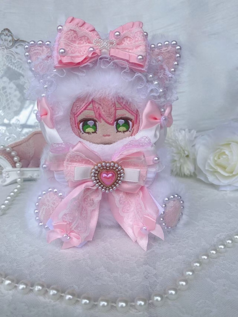 ❤︎ おすわりぬい服 着ぐるみ ねこちゃん 10~12cm ❤︎