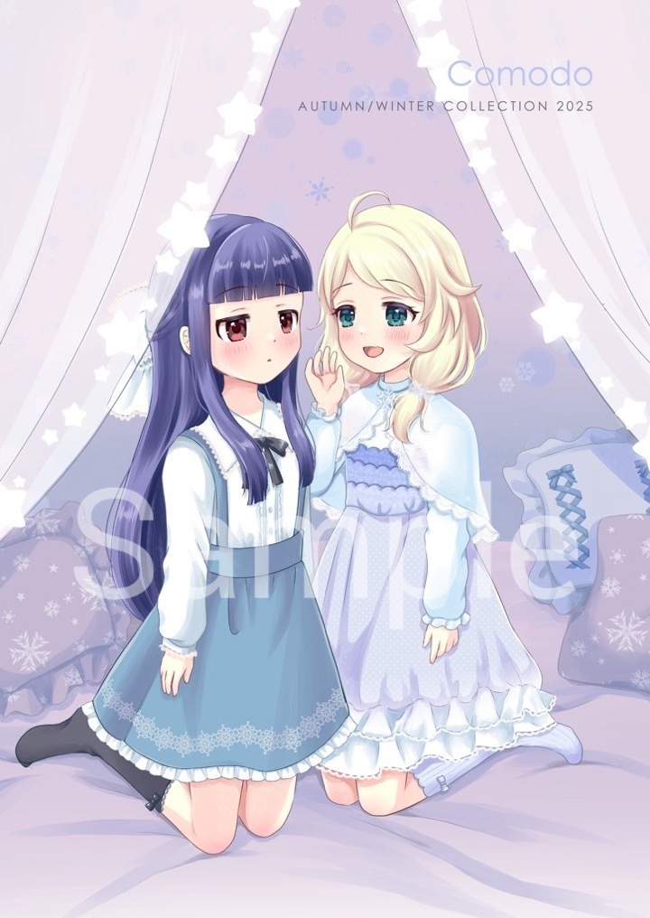 U149女児服カタログ風イラスト本「Comodo-autumn/winter collection2025-」