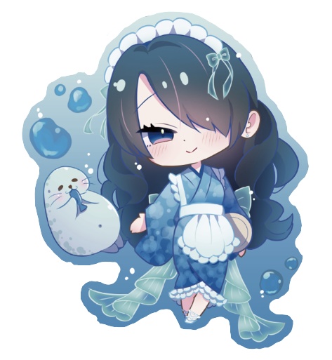 水面アクリルキーホルダー