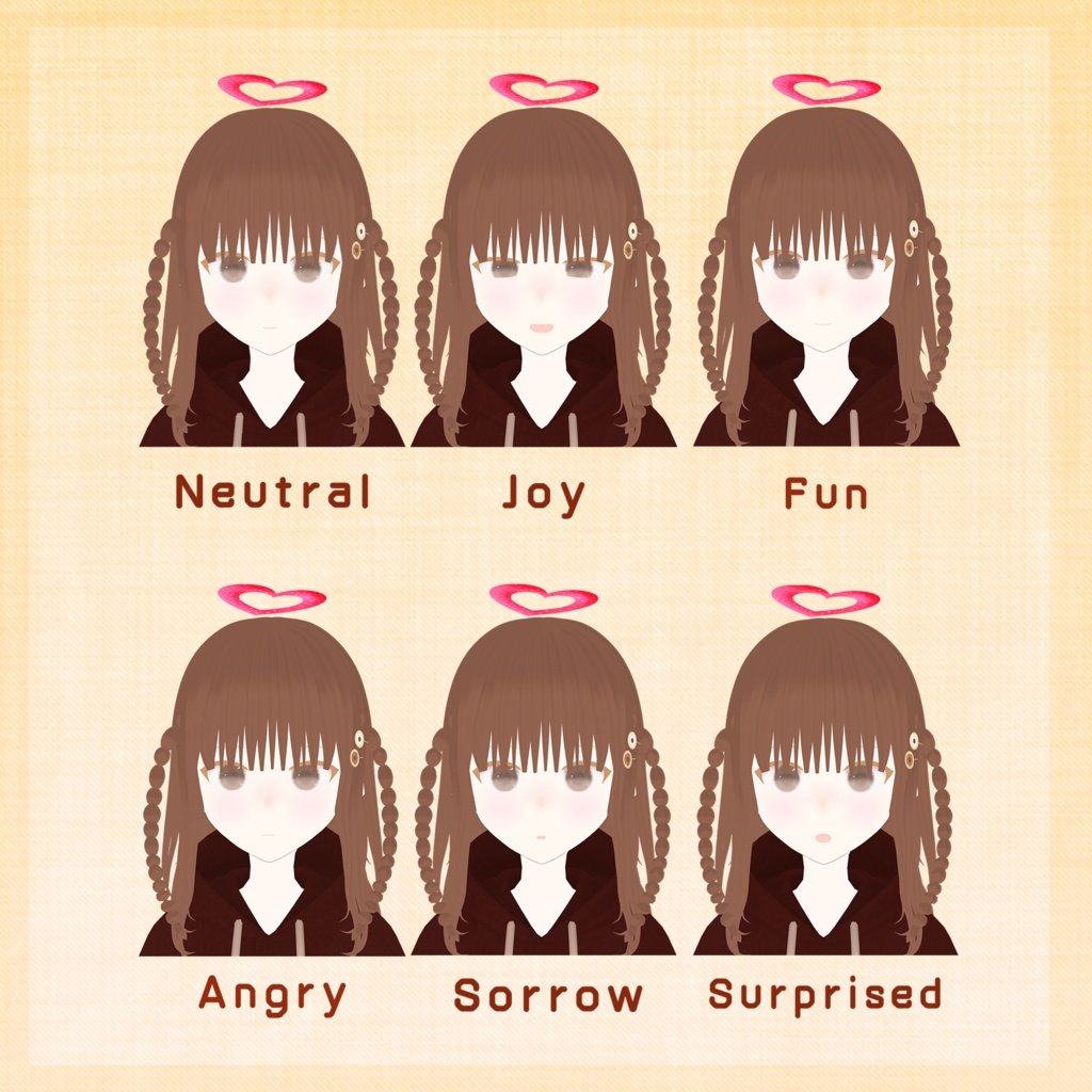 オリジナルVRoidモデル 「こな」