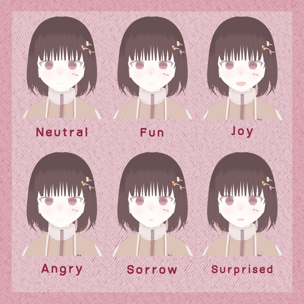 オリジナルVRoidモデル「るのあ」