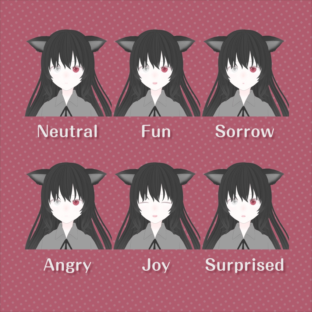 オリジナルVRoidモデル「ノウン」