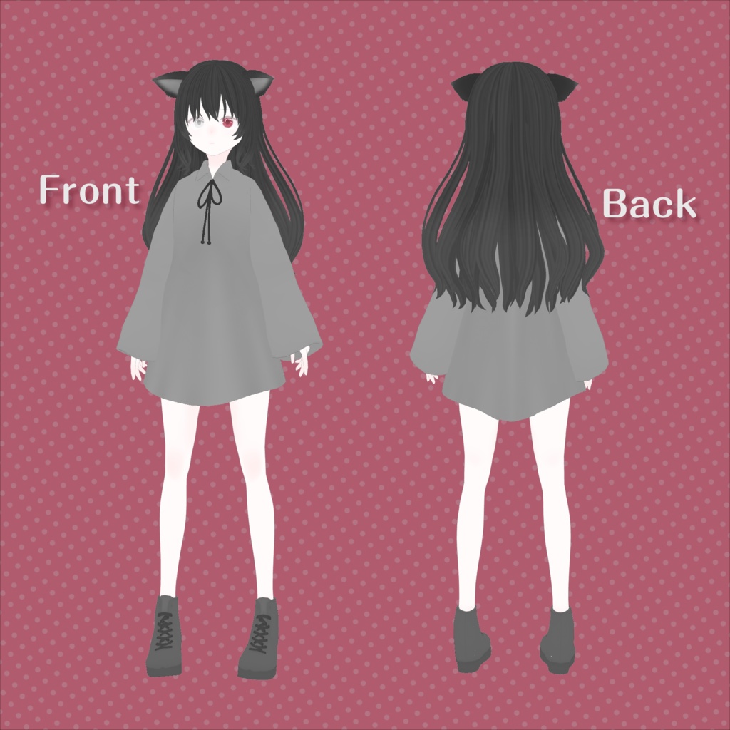 オリジナルVRoidモデル「ノウン」