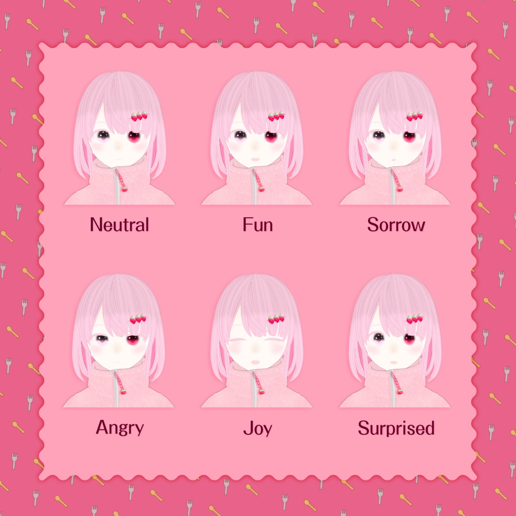 オリジナルVRoidモデル 「トーチ」