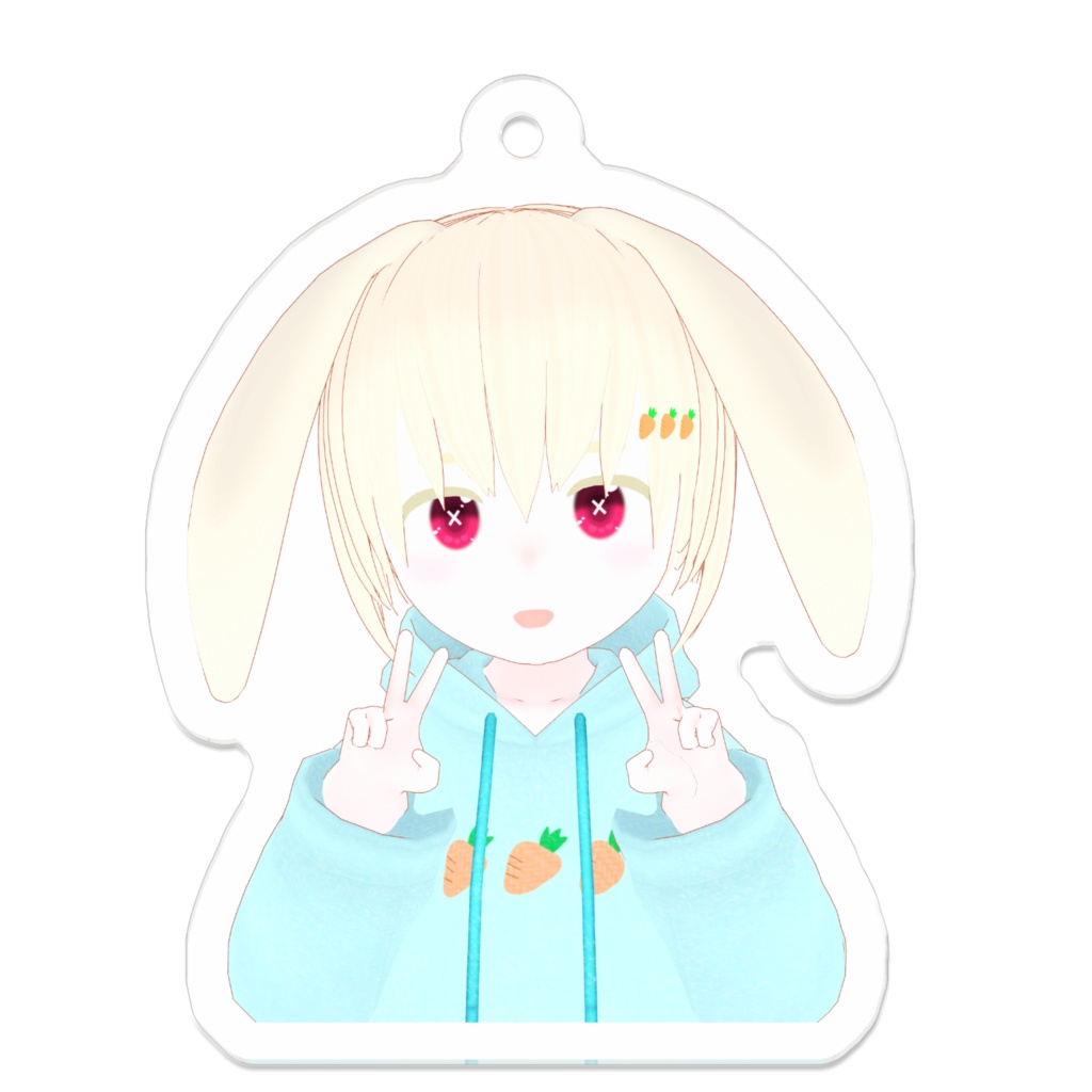 キャロットのアクリルキーホルダー