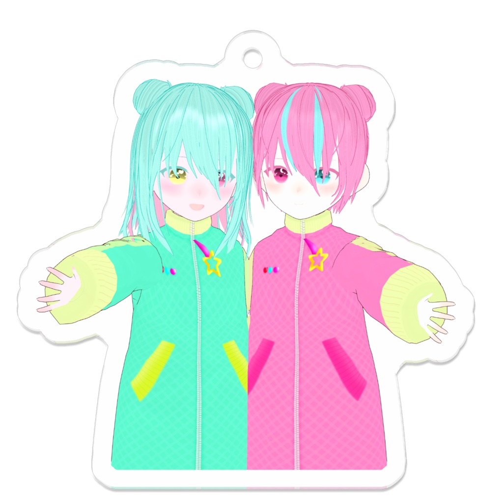 トローチ&ガナッシュのアクリルキーホルダー