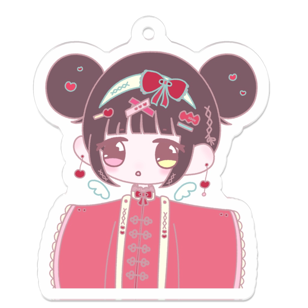 [キーホルダー]ファンシーチャイナめう。