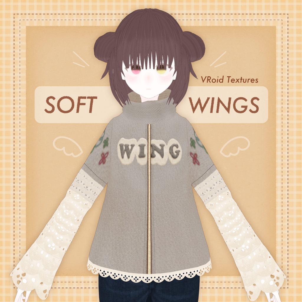 [#VRoid /トップス] SOFT WINGS