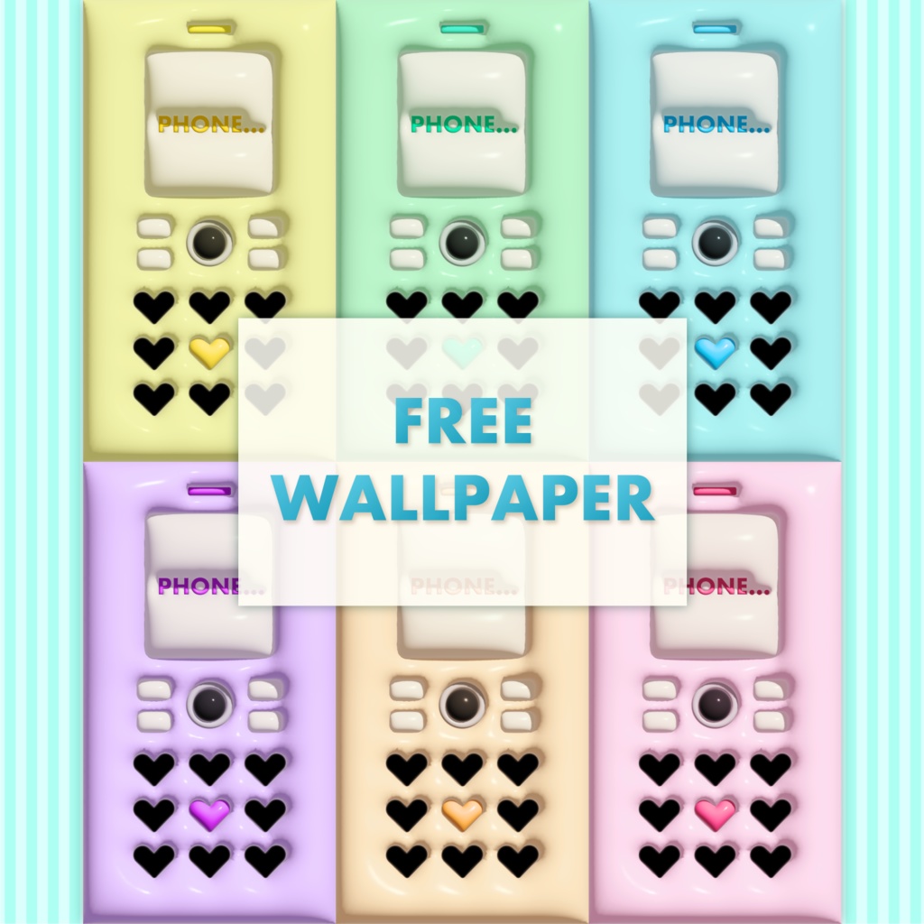 [無料配布]スマホ壁紙_Lovephone