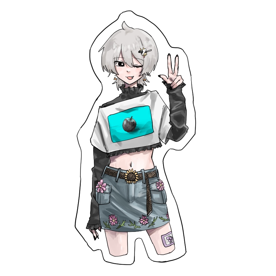 収穫祭で売ったステッカー