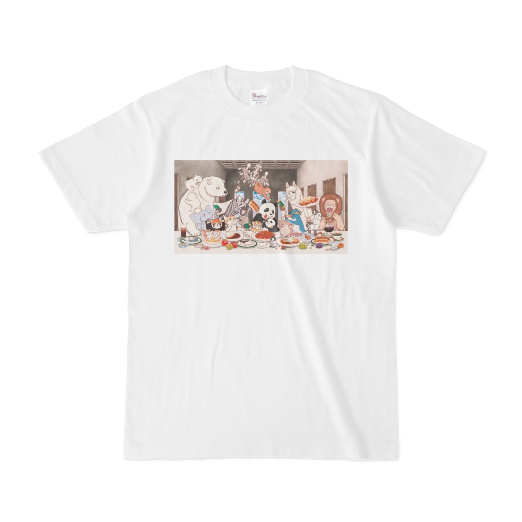 『みんなのお気に入り』Tシャツ・白・カラープリント