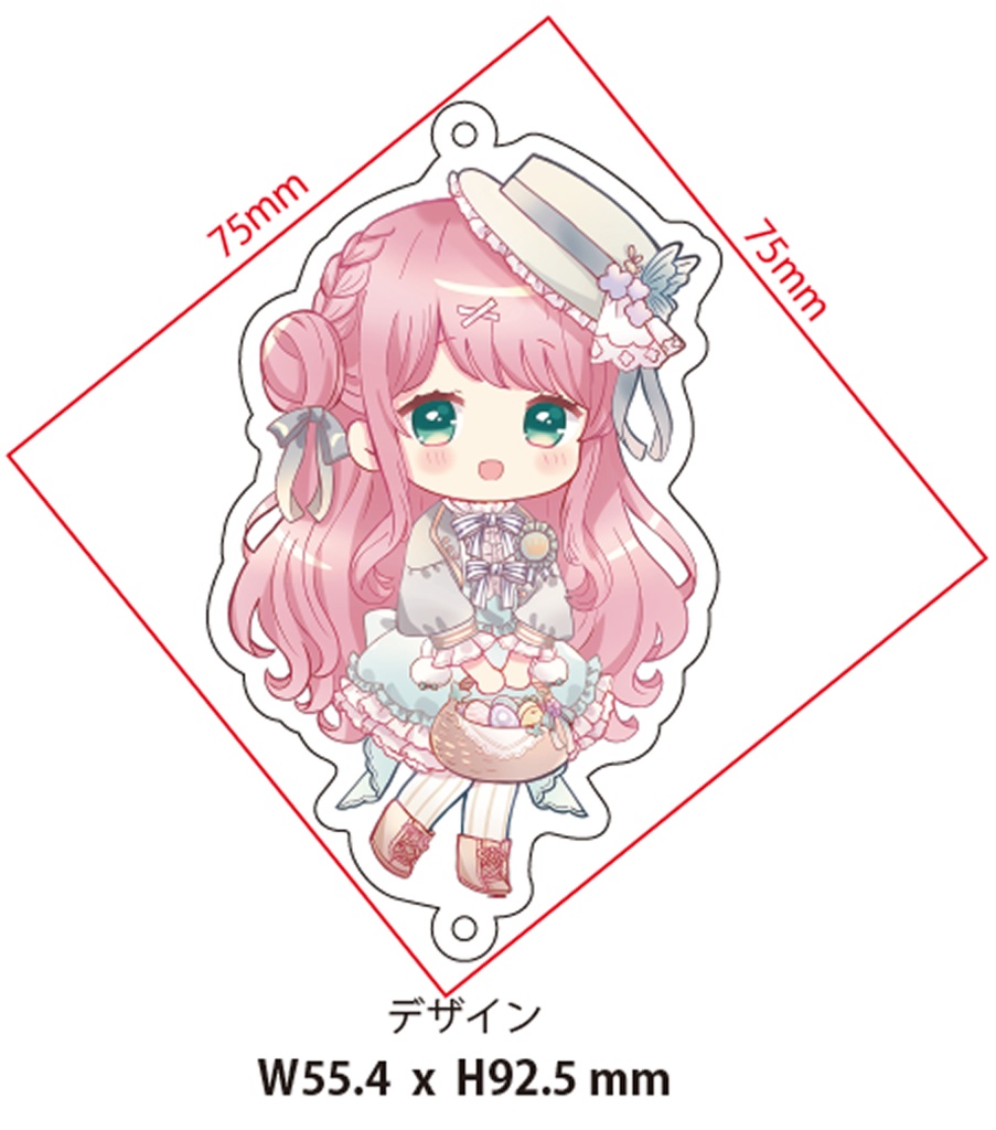 2022イースターこまり アクリルキーホルダー