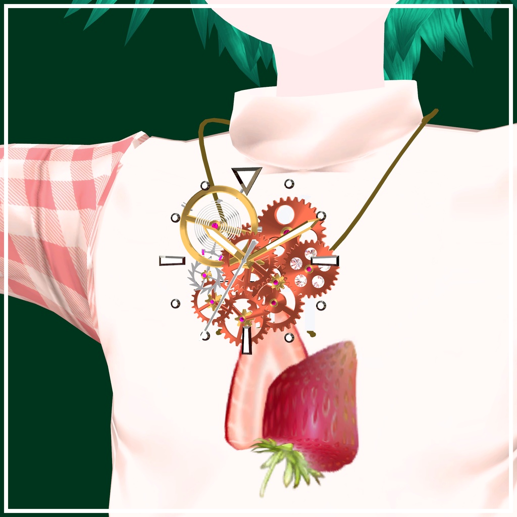 【OSC対応】リアルタイム機械式腕時計【音付き】| (OSC)Real Time Gear Watch (With Sound)