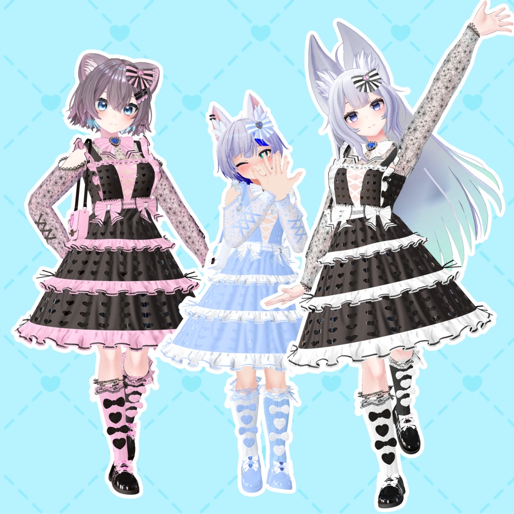 【地雷&量産&天使コーデ♥】(34アバター対応)