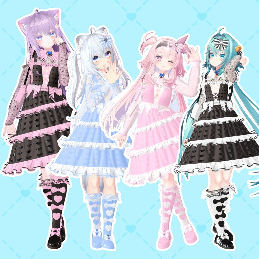 【地雷&量産&天使コーデ♥】(34アバター対応)