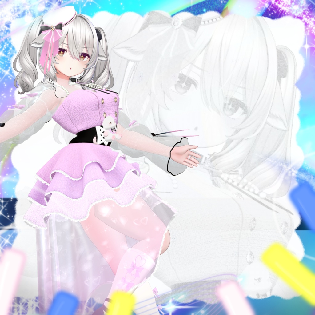 【RTCP進行中】🐰SheerVeilDress🐰(84アバター対応)