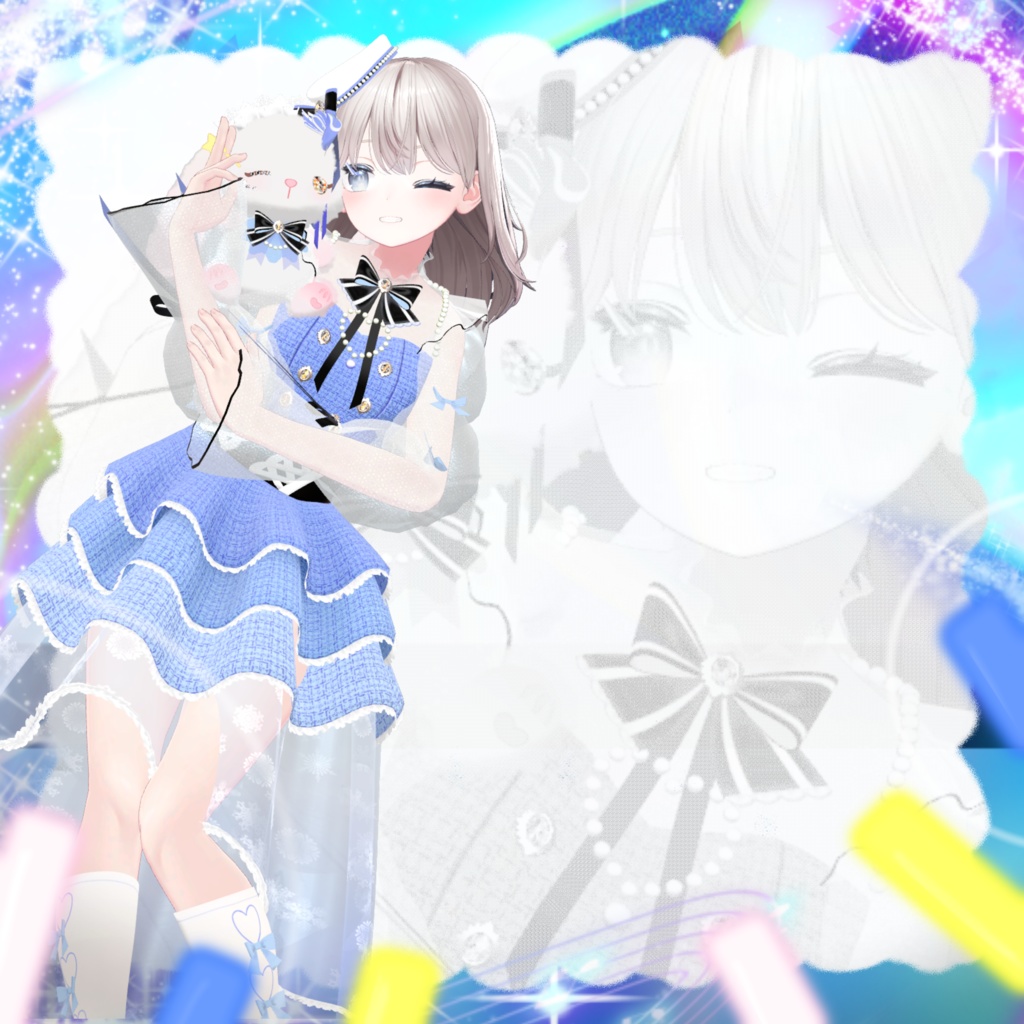 【RTCP進行中】🐰SheerVeilDress🐰(84アバター対応)