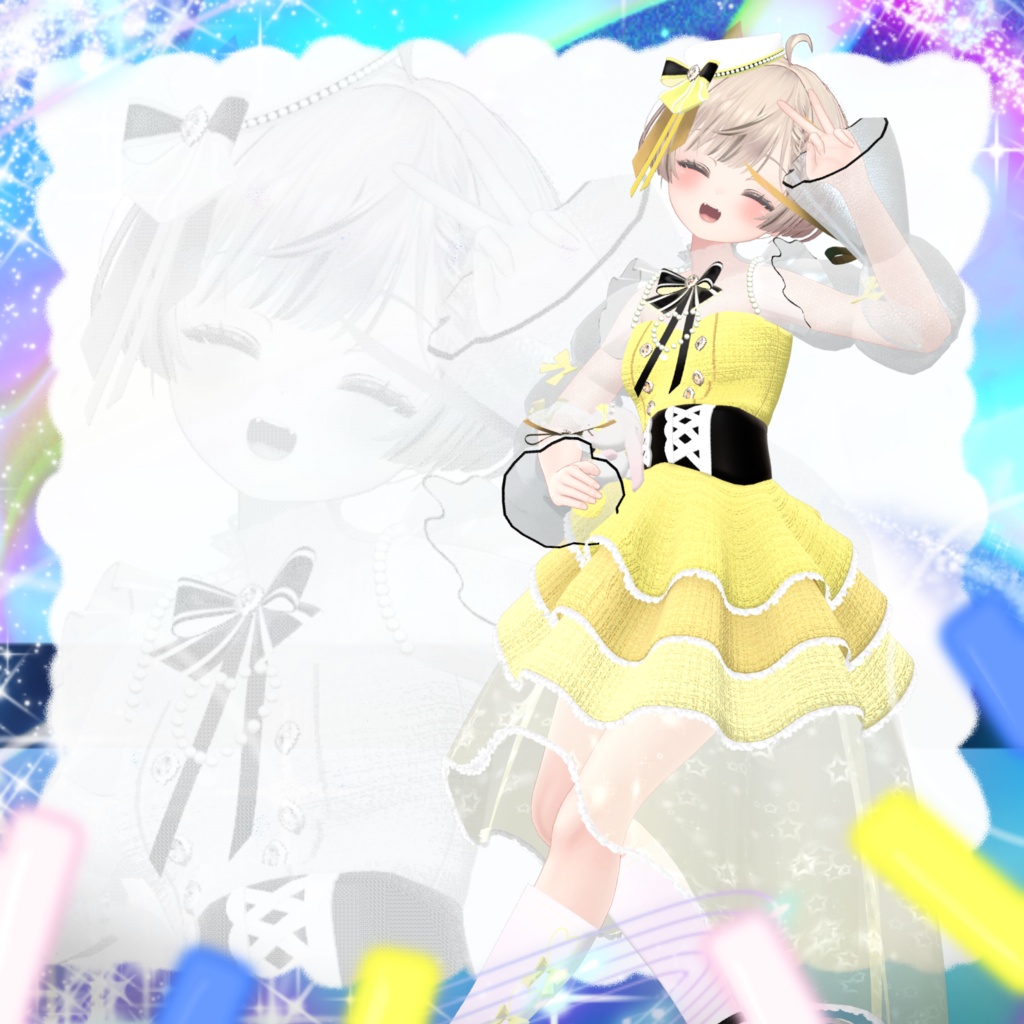 【RTCP進行中】🐰SheerVeilDress🐰(84アバター対応)