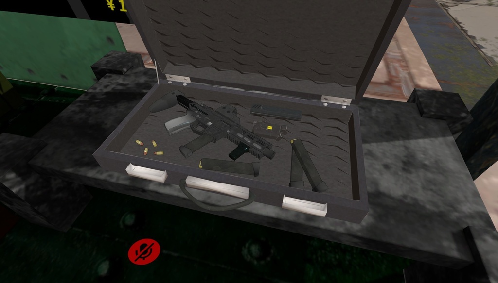 【U-9 9mmPDW/SMG】各種機関部可動フルスクラッチモデル【ゲーム制作・VRChat向け】