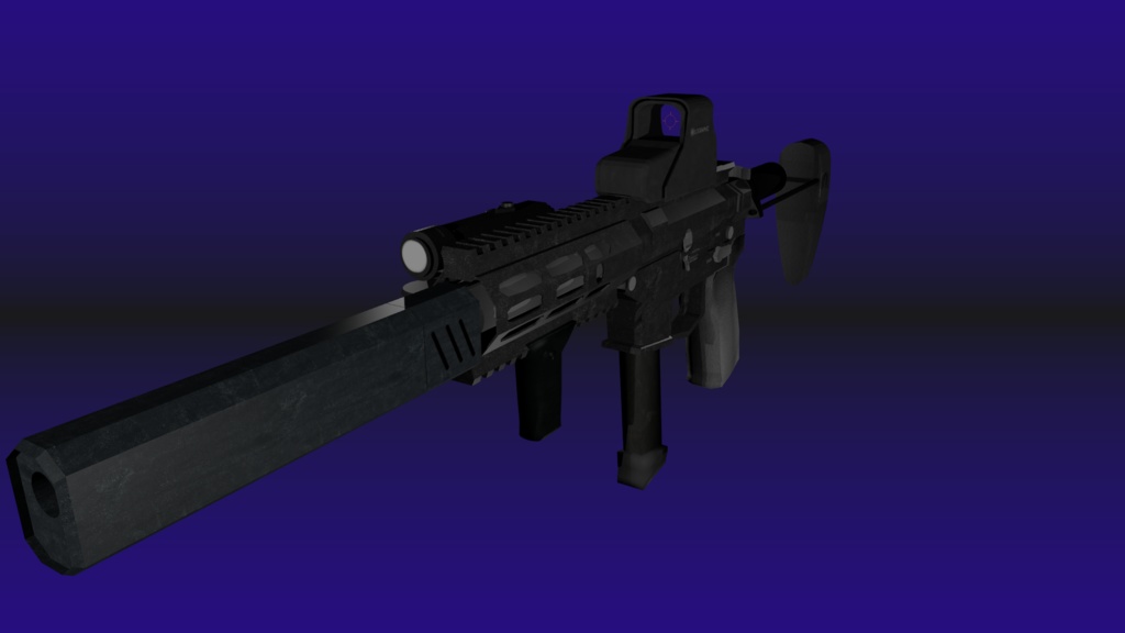 【U-9 9mmPDW/SMG】各種機関部可動フルスクラッチモデル【ゲーム制作・VRChat向け】