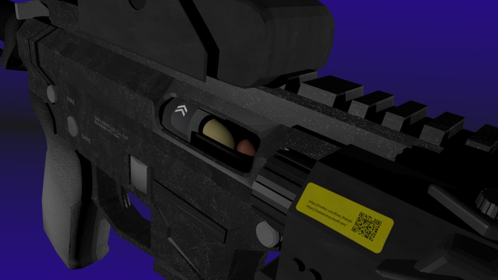 【U-9 9mmPDW/SMG】各種機関部可動フルスクラッチモデル【ゲーム制作・VRChat向け】