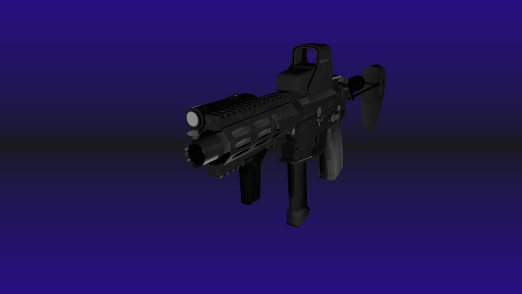 【U-9 9mmPDW/SMG】各種機関部可動フルスクラッチモデル【ゲーム制作・VRChat向け】