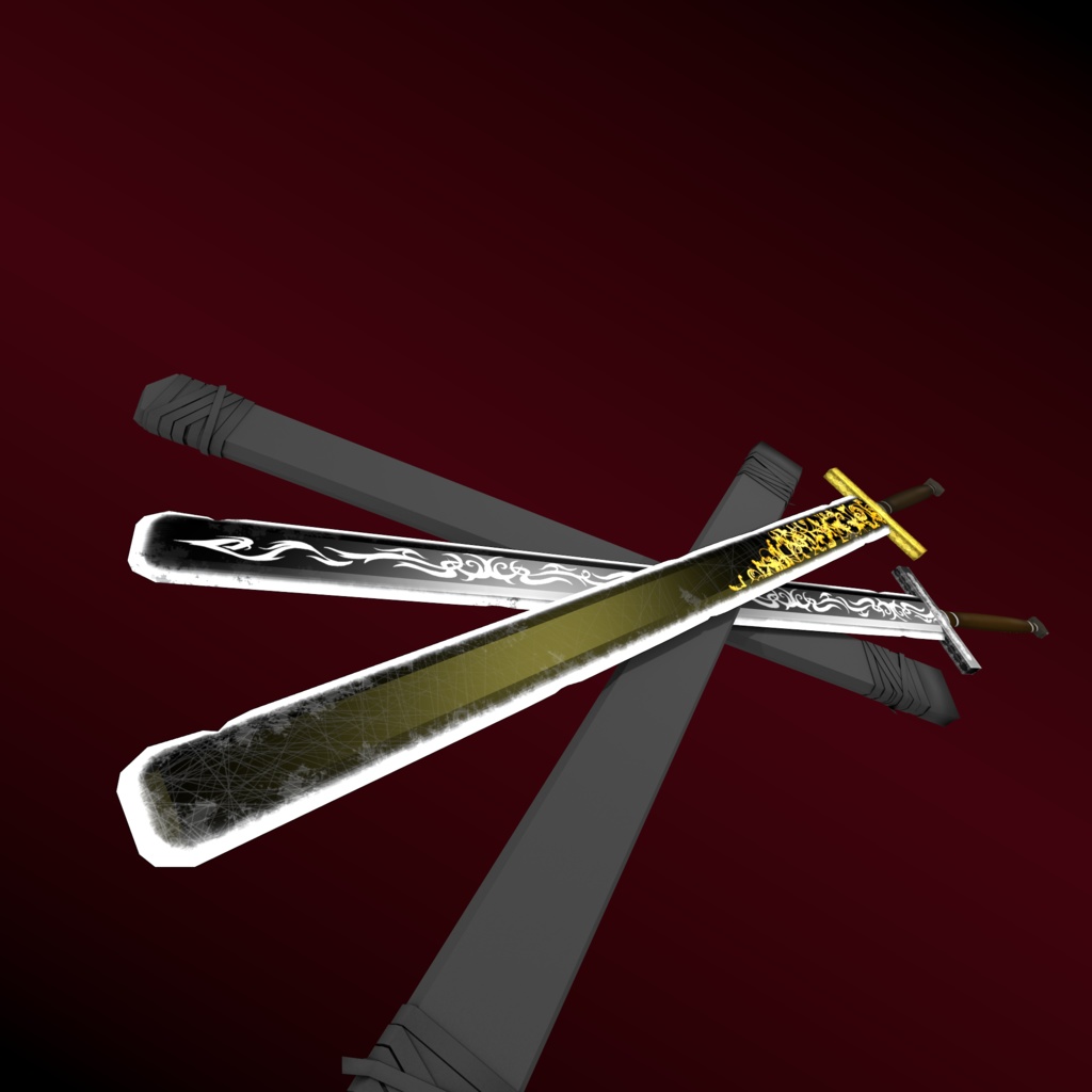 【Executioner`s Sword】断頭剣オリジナル3Dモデル【映像/ゲーム制作/VRC向け】