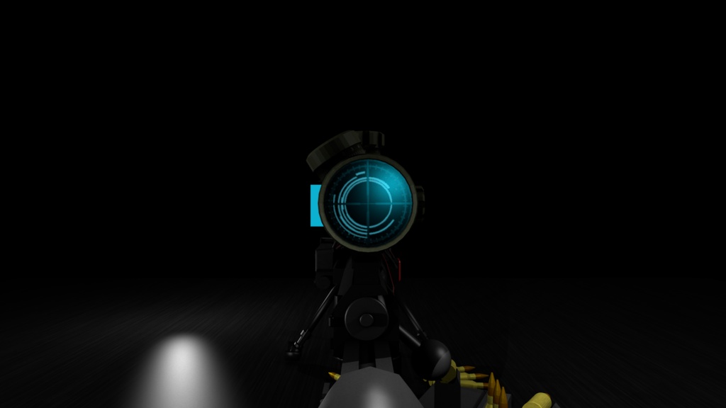 PGM.338LM ULTIMA・RATIO「BlackOut」スナイパーライフル【ゲーム制作/映像制作/VRC向け3Dモデル】