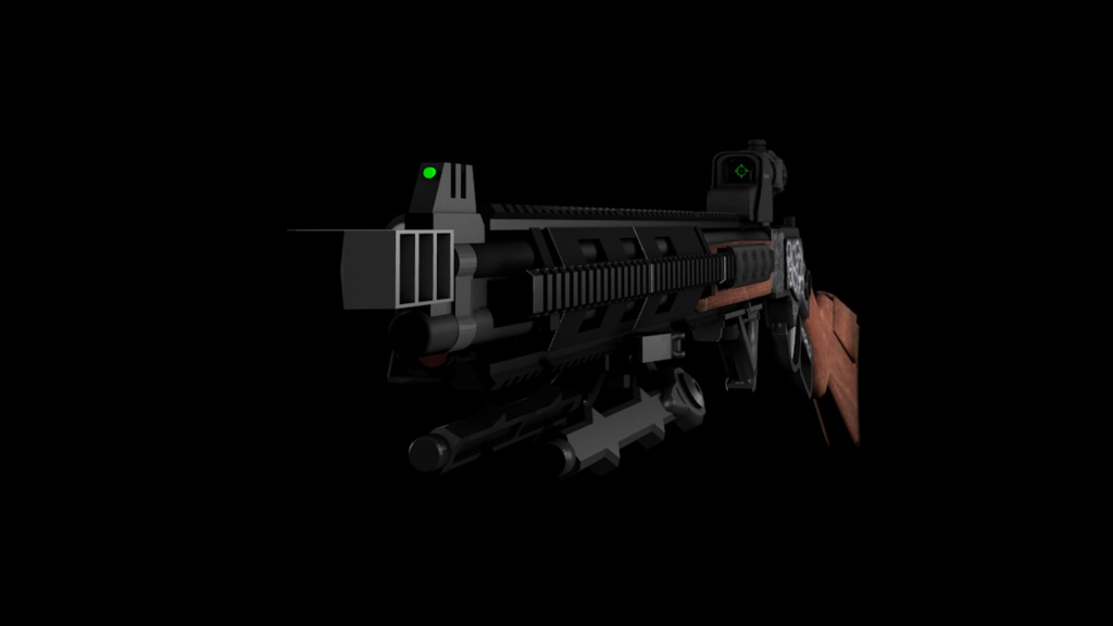 レバーアクション式ライフル&モダナイズドバージョンセット オリジナル3Dモデル【ゲーム、映像制作/VRC向け】