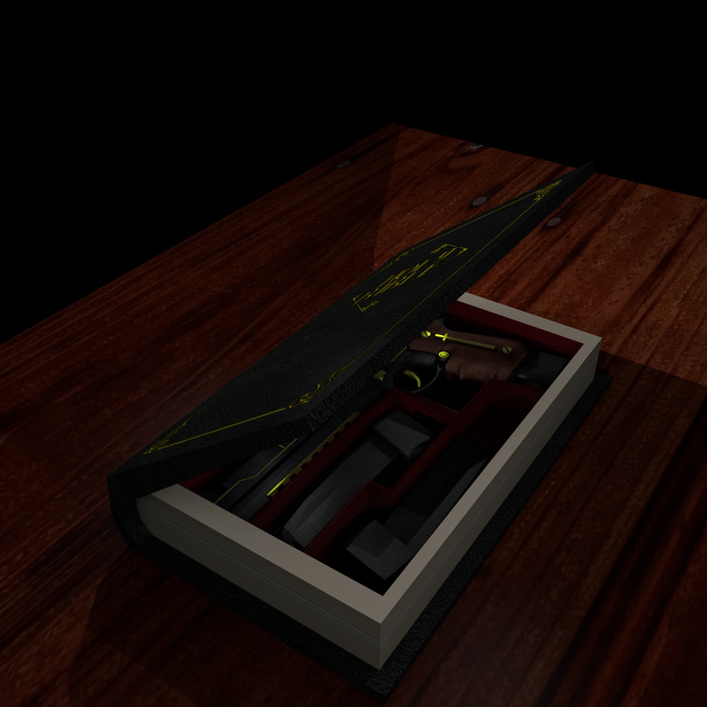 神父の銃「リペント」/Father`s Gun‐REPENT【オリジナル3Dモデル】【ゲーム制作/映像制作/VRC向け】