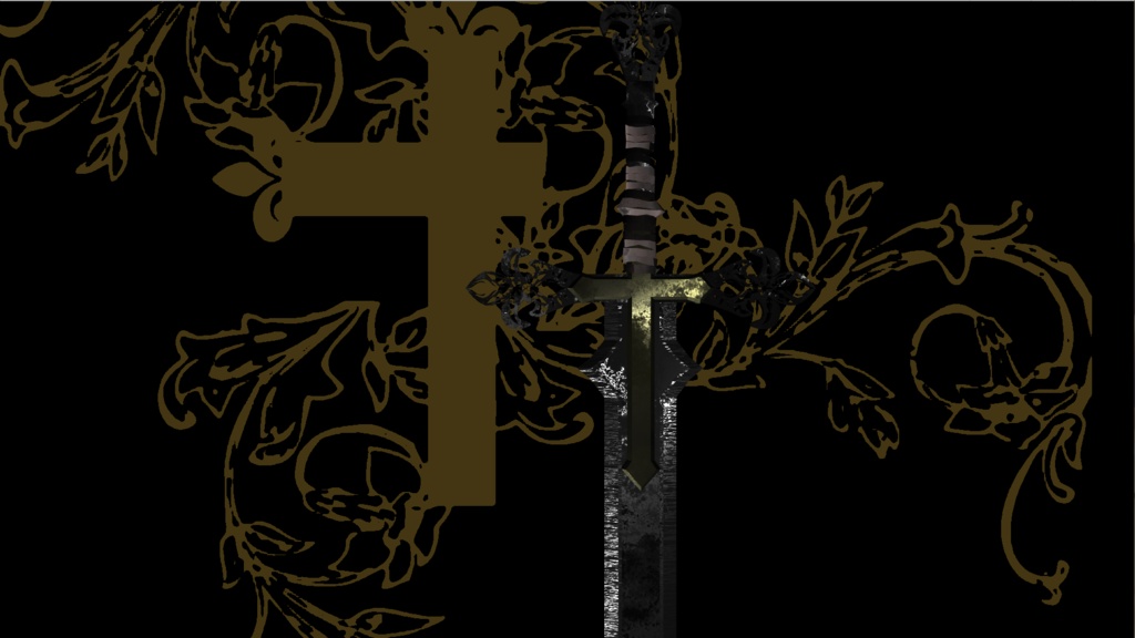 【3Dモデル】十字架剣【ゲーム制作/映像制作/VRC向け】