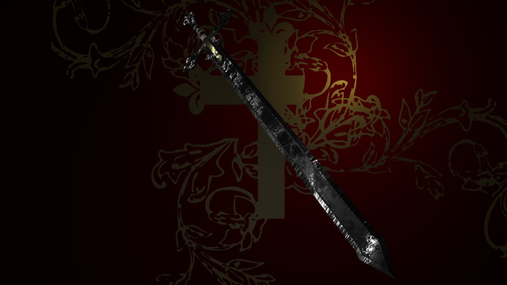 【3Dモデル】十字架剣【ゲーム制作/映像制作/VRC向け】