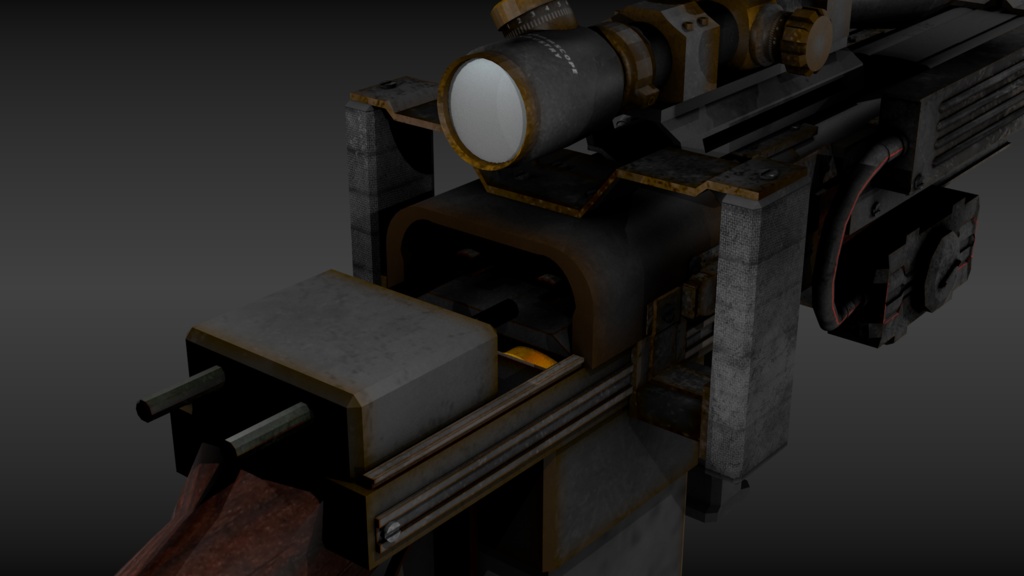 GaussDoubleBarrelShotGunーガウスダブルバレルショットガン【3Dモデル/ゲーム制作/映像制作/VRC向け】