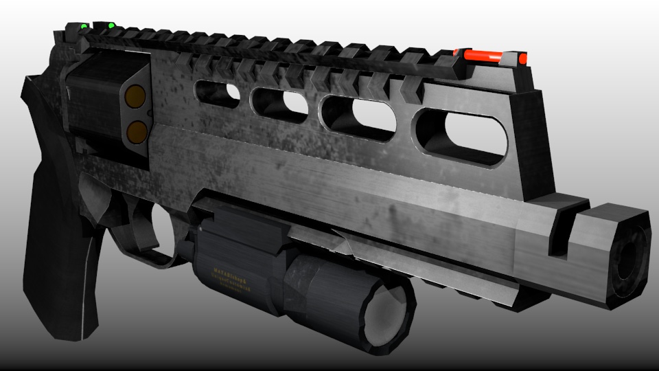 LEONIS.357 リボルバー【3Dモデル】【映像制作/ゲーム制作/VRC向け】