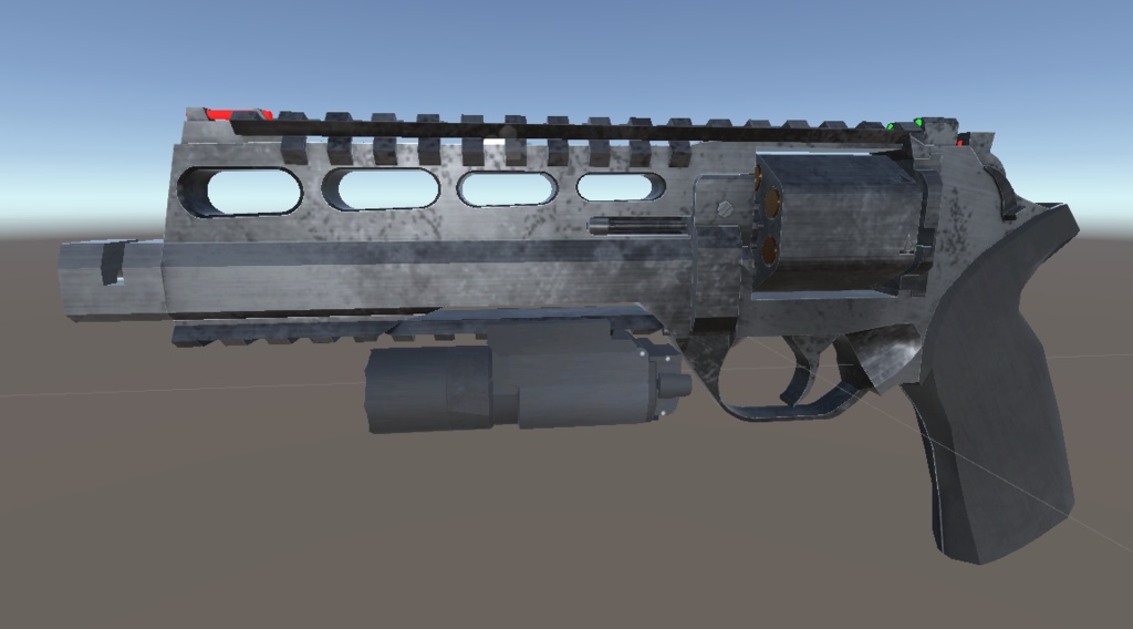 LEONIS.357 リボルバー【3Dモデル】【映像制作/ゲーム制作/VRC向け】