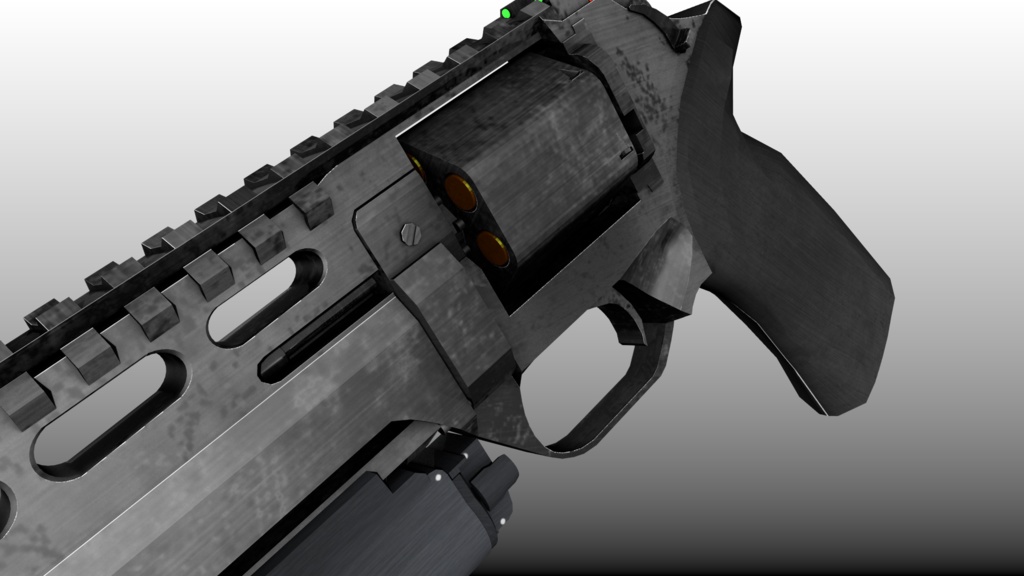 LEONIS.357 リボルバー【3Dモデル】【映像制作/ゲーム制作/VRC向け】