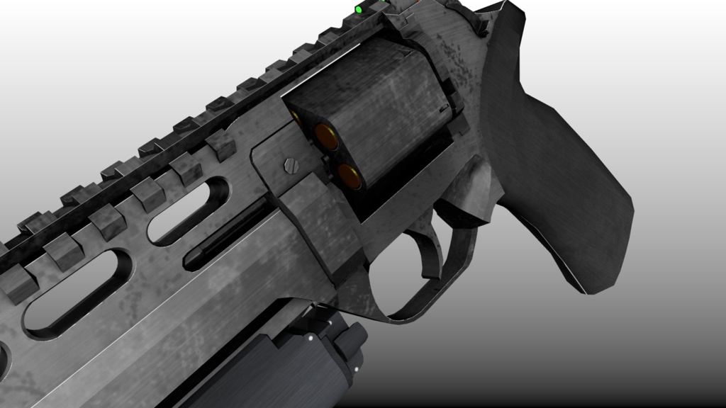 LEONIS.357 リボルバー【3Dモデル】【映像制作/ゲーム制作/VRC向け】