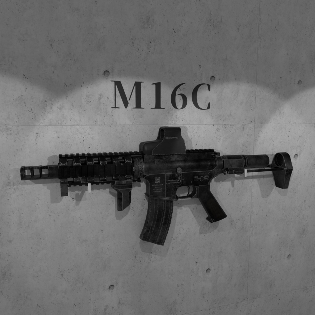 【パーツ切り替え式】M16C PATRIOT【映像制作/ゲーム制作/VRC向け】