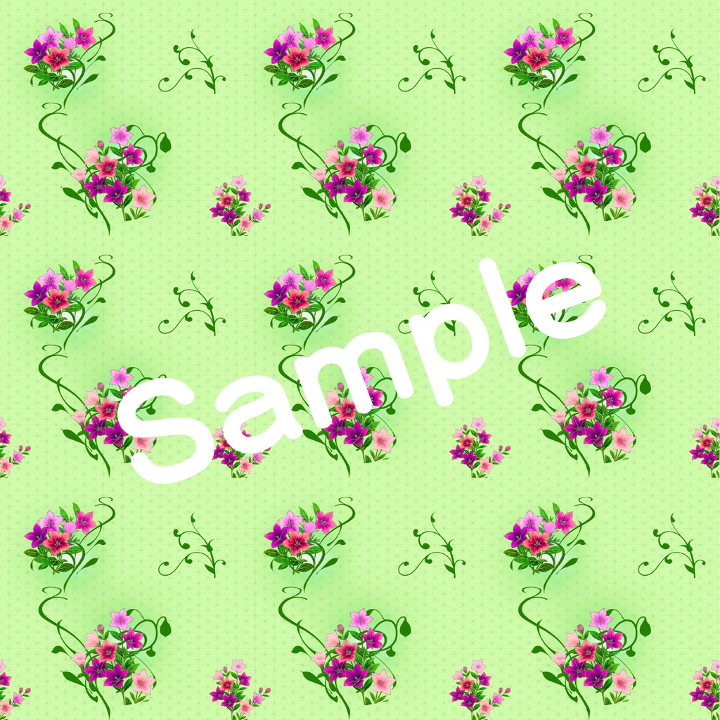 和風柄デジタルペーパー 秋色編 Vol.8 桔梗(淡色)Part 1(15枚セット) **Japanese Traditional Digital Paper Autumn Collection Vol.8 Kikyo – Soft Colors Part 1 (15 Sheets)**